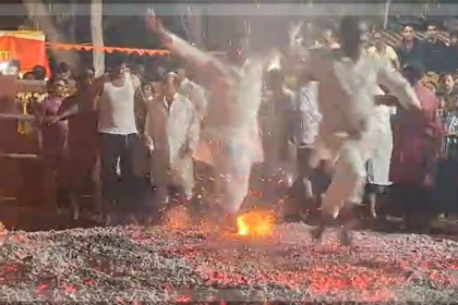 Devotees Participate in Intense Homkund Utsav at Shree Devki Krishna Bhumika Mallinath Temple, Goa