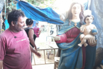 Devotion in Wood: Prakash Fernandes Upholds Rare Craft of Religious Statue Carving in Ganapoga-Raia