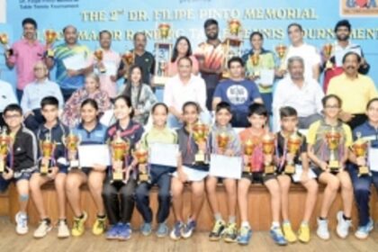 Dheeraj, Mallika win Dr Filipe Pinto memorial all Goa Major ranking TT Tourney