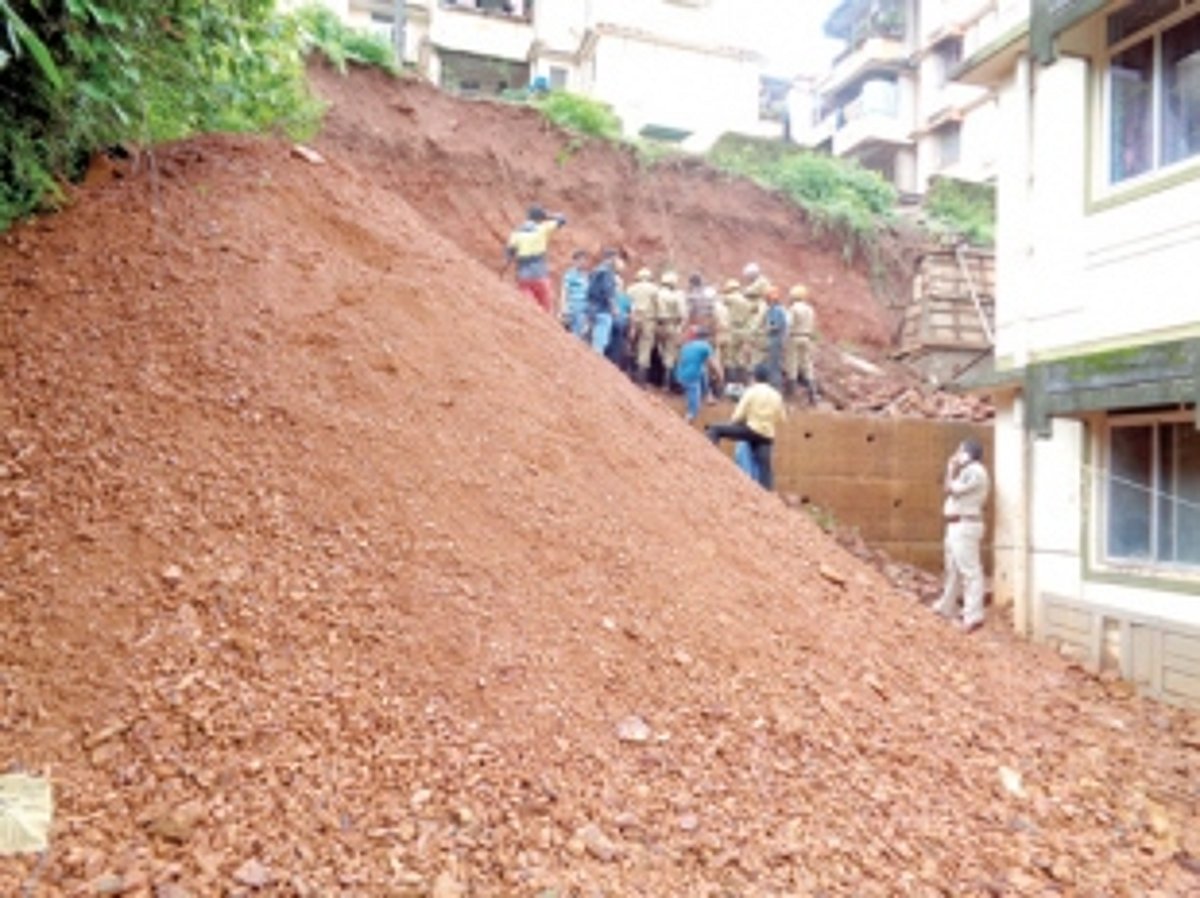 Digging work triggers landslide in Ponda, MLA blames builder, TCP