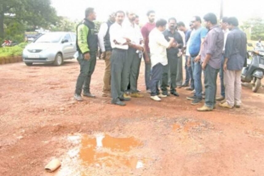 Diggu in firing line over bad Margao road