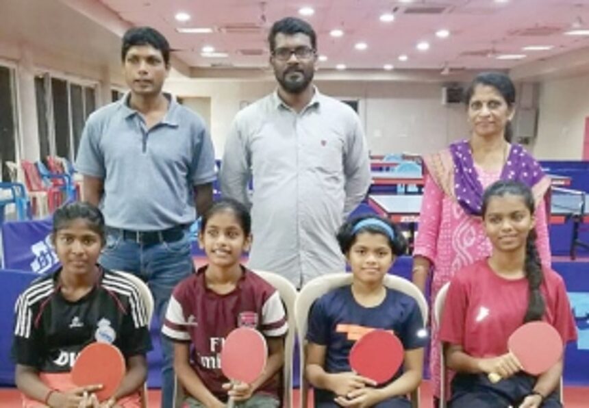 Dnyanprassarak Vidhyalay girls win U-14 Bardez taluka TT c’ship
