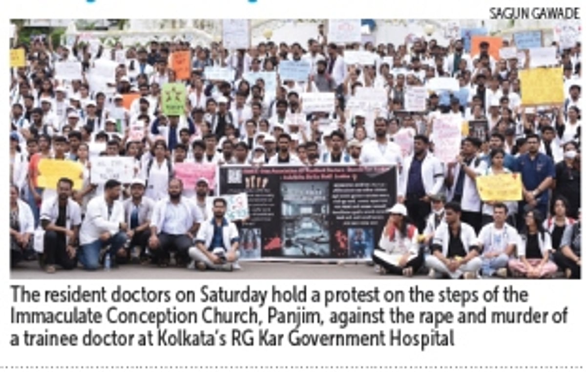 Doctors hold silent rally in   Panjim; demand justice to victim