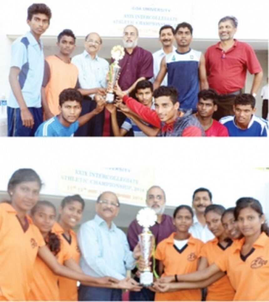 Double crown for Govt College Quepem