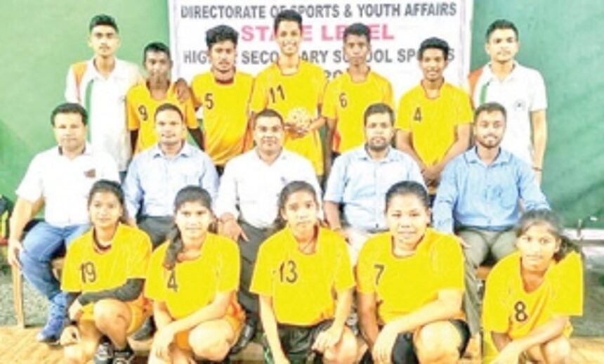 Double crowns for Cuncolim United HSS 1 Double crowns for Cuncolim United HSS