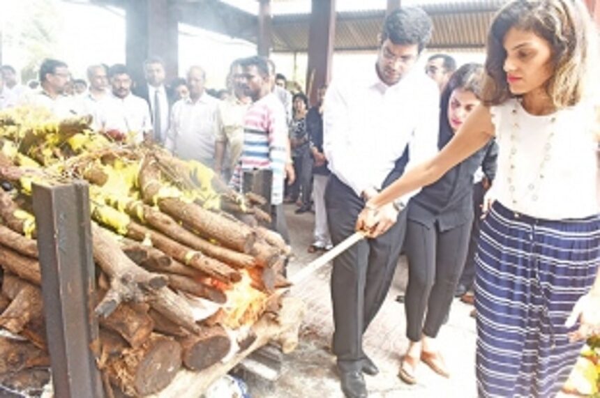 Dr Mesquita’s mortal remains cremated