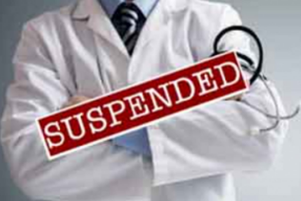 Dr Reuben De Sousa suspended
