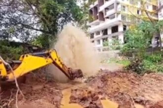 Drinking Water Pipeline Burst Disrupts Supply in Davorlim