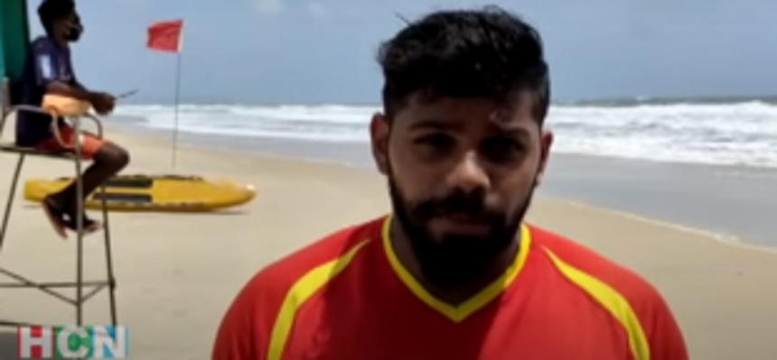 Drishti warn against entering sea