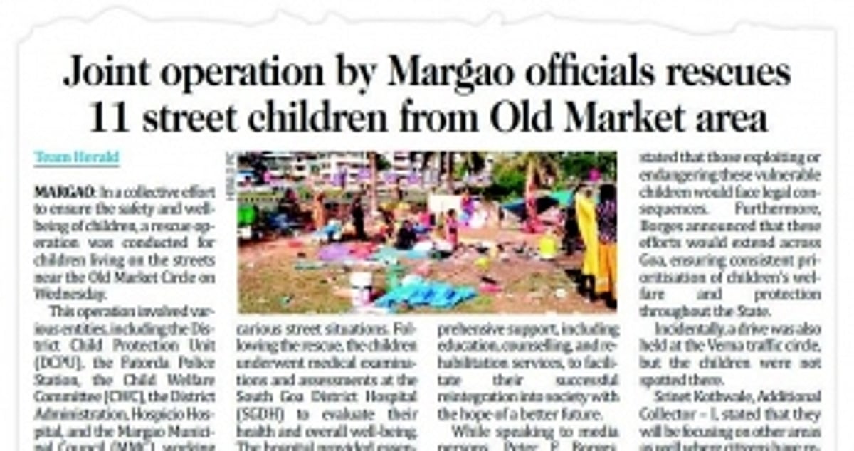Drive against beggars: With no rehab centres or shelters, govt struggles to curb vagrancy in Margao