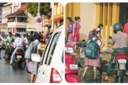 Dropping kids to school… it’s all the rage