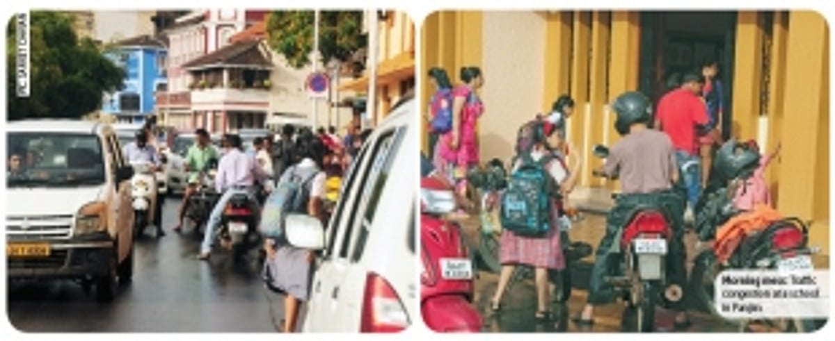 Dropping kids to school… it’s all the rage