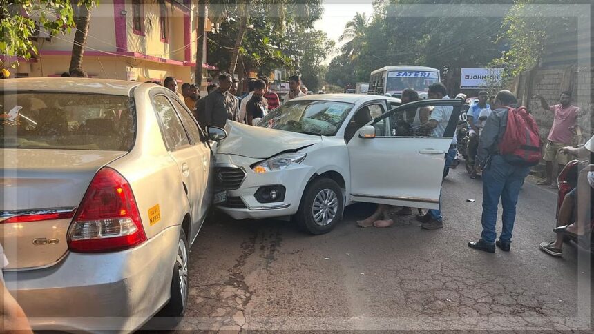 Drunk Driving Causes Major Accident at Agarwada Pernem, Loud Blast Heard 1 Drunk Driving Causes Major Accident at Agarwada Pernem, Loud Blast Heard
