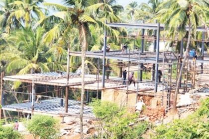 Dubious NOC for temporary wooden structures becomes tool for the construction of a permanent beach club and restaurant. No marks for guessing where- Anjuna