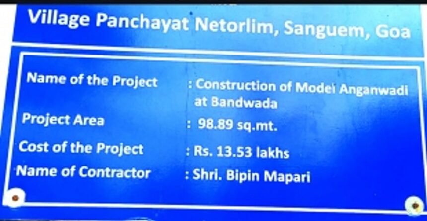 Due to p’yat goof-up, work on balwadi held up for over a year