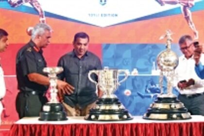 Durand Cup trophies reach Goa, unveiled for 131st edition