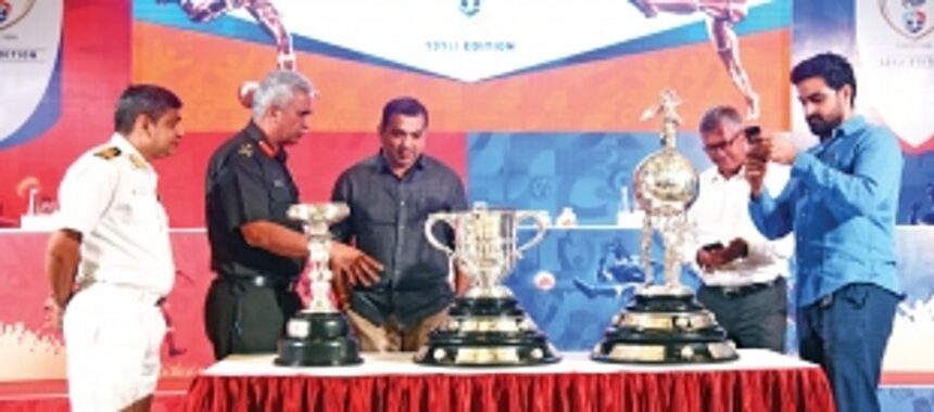 Durand Cup trophies reach Goa, unveiled for 131st edition