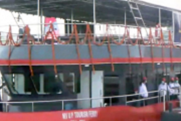 E-flag off ceremony of Varanasi ferry held at Goa Shipyard