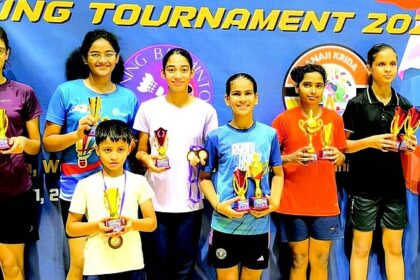 EBG BADMINTON: Komal, Pragya, Astha, Jewel win double crowns