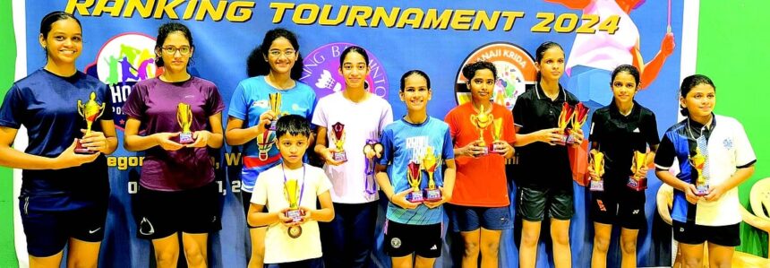 EBG BADMINTON: Komal, Pragya, Astha, Jewel win double crowns 1 EBG BADMINTON: Komal, Pragya, Astha, Jewel win double crowns