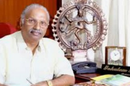 ED Raids Office of Prominent Businessman and Film Producer Gokulam Gopalan in Chennai