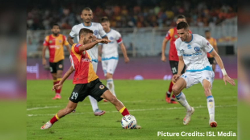 East Bengal FC, Jamshedpur FC share spoils in a closely fought encounte