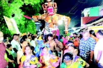 Eco-friendly Narkasur competition at Sanguem, free of cacophony