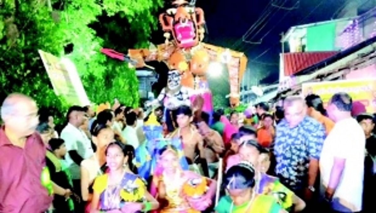 Eco-friendly Narkasur competition at Sanguem, free of cacophony