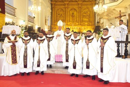Eight New Priests Ordained for Archdiocese of Goa and Daman at Se Cathedral