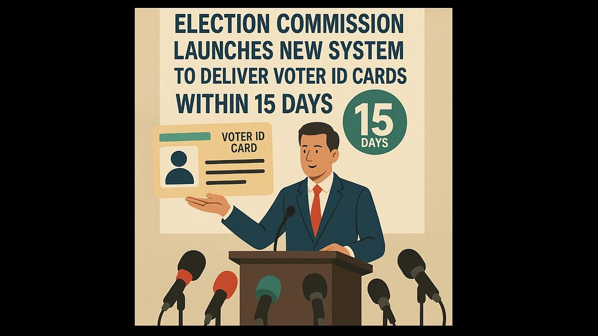 Election Commission Launches New System to Deliver Voter ID Cards Within 15 Days