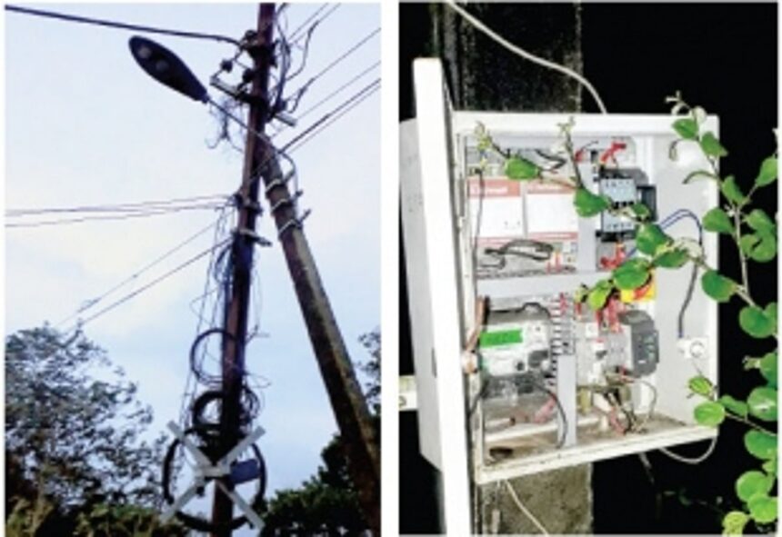 Electrical equipment maintained poorly in Benaulim