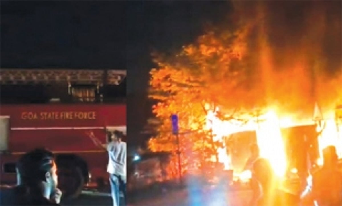 Electricity transformer destroyed  in major blaze in Vasco