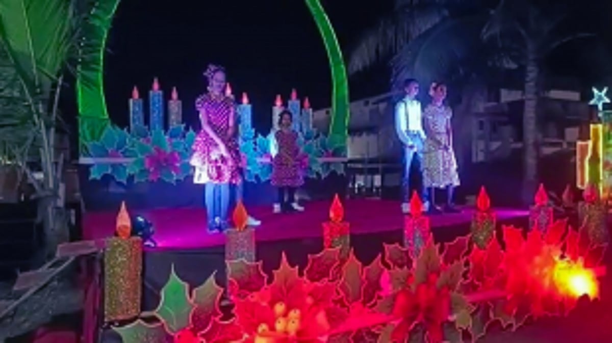 Embracing the Season: South Goa's Betalbatim Church Square Radiates Christmas Cheer Through Extended Advent Festivities