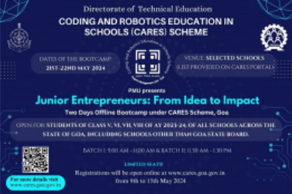 Empowering Junior Innovators: CARES Entrepreneurship Boot Camp 2024