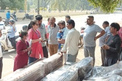 Encroaching vendors evicted  from footpaths at Ponda