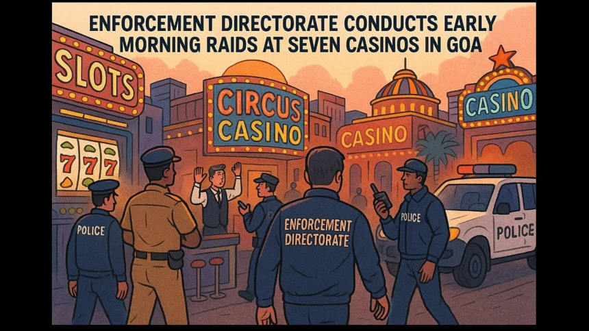 Enforcement Directorate Conducts Early Morning Raids at Seven Casinos in Goa 1 Enforcement Directorate Conducts Early Morning Raids at Seven Casinos in Goa