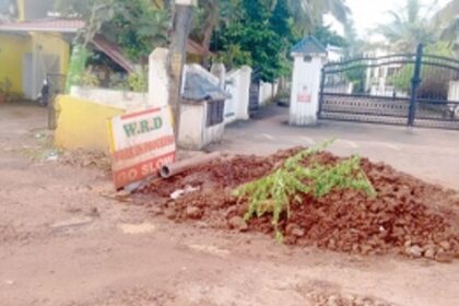 Enough is enough, change 25 years  old cement water pipeline in Siolim