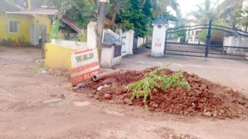 Enough is enough, change 25 years old cement water pipeline in Siolim