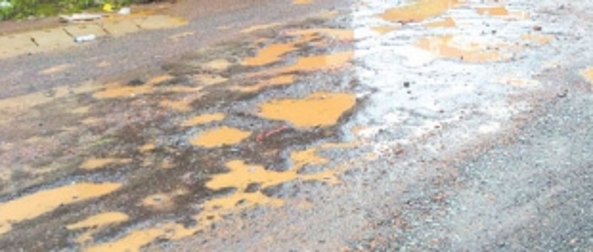 Enough is enough, potholes repair works delayed