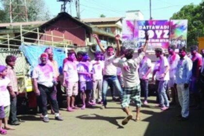 Enthusiasm marks Holi in Sanguem
