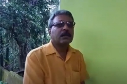 Environmentalist Rajendra Kerkar rings alarm bell