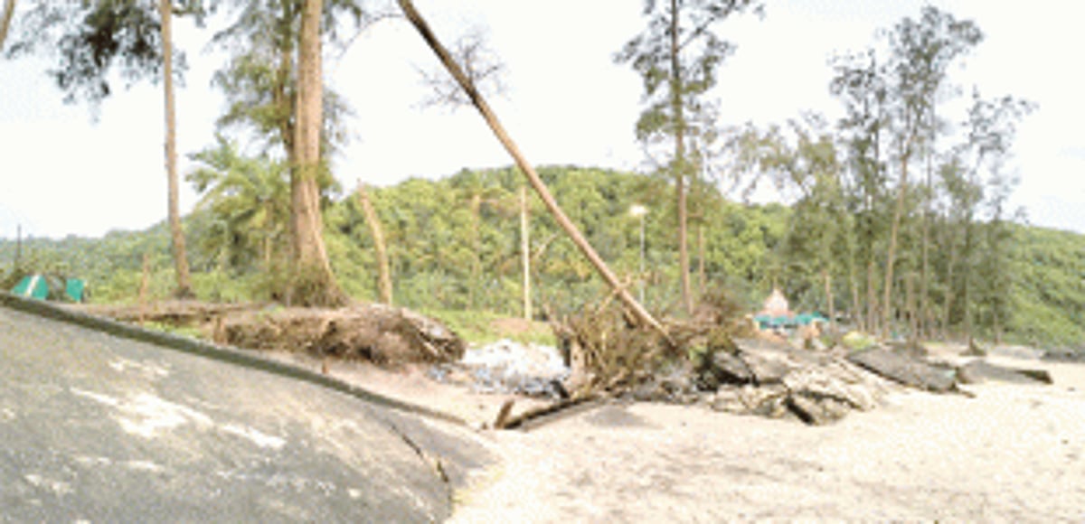 Erosion of Keri beach, decline in tourists worry locals