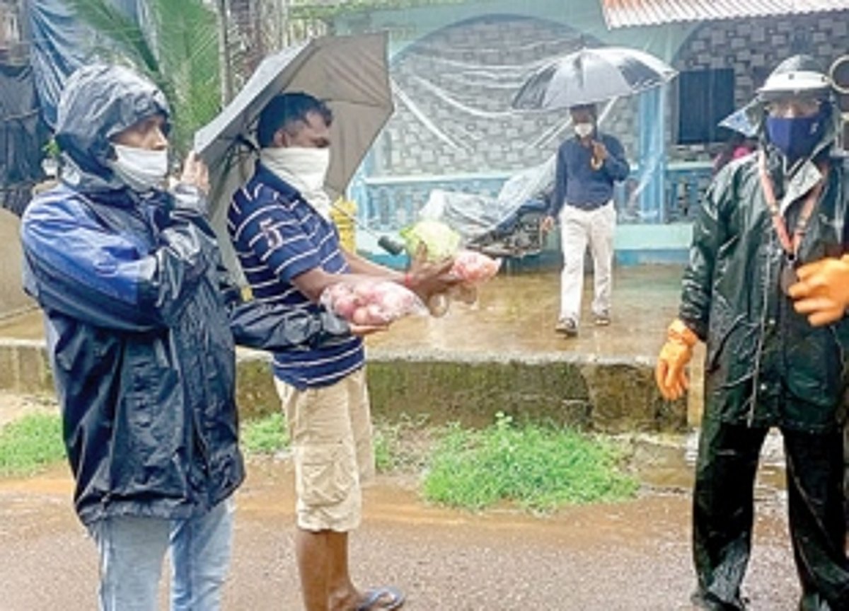 Essentials supplied to Sanquelim locals