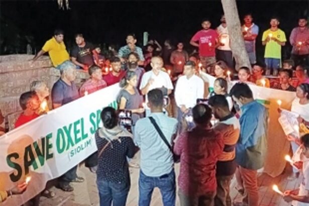 Evironmentalists, villagers join hands to protect Oxel’s medicinal spring