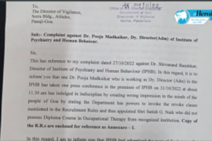 Ex-GGEA prez files plaint against IPHB Dy Director