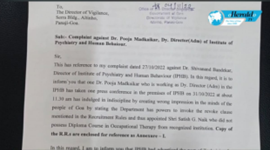 Ex-GGEA prez files plaint against IPHB Dy Director