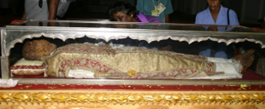 Exposition of the Sacred Relics of St. Francis Xavier from 21 Nov 2024 to 5 Jan 2025