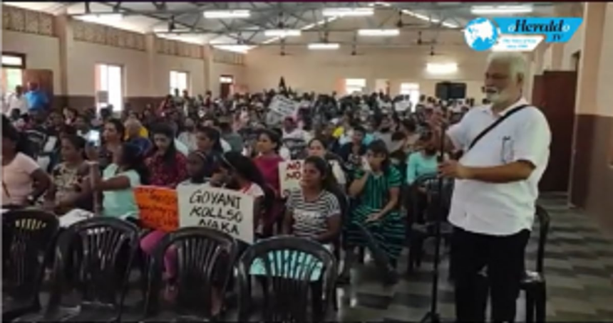 Extraordinary gram sabha: Loutolim locals oppose proposed jetty at Rassaim 1 Extraordinary gram sabha: Loutolim locals oppose proposed jetty at Rassaim