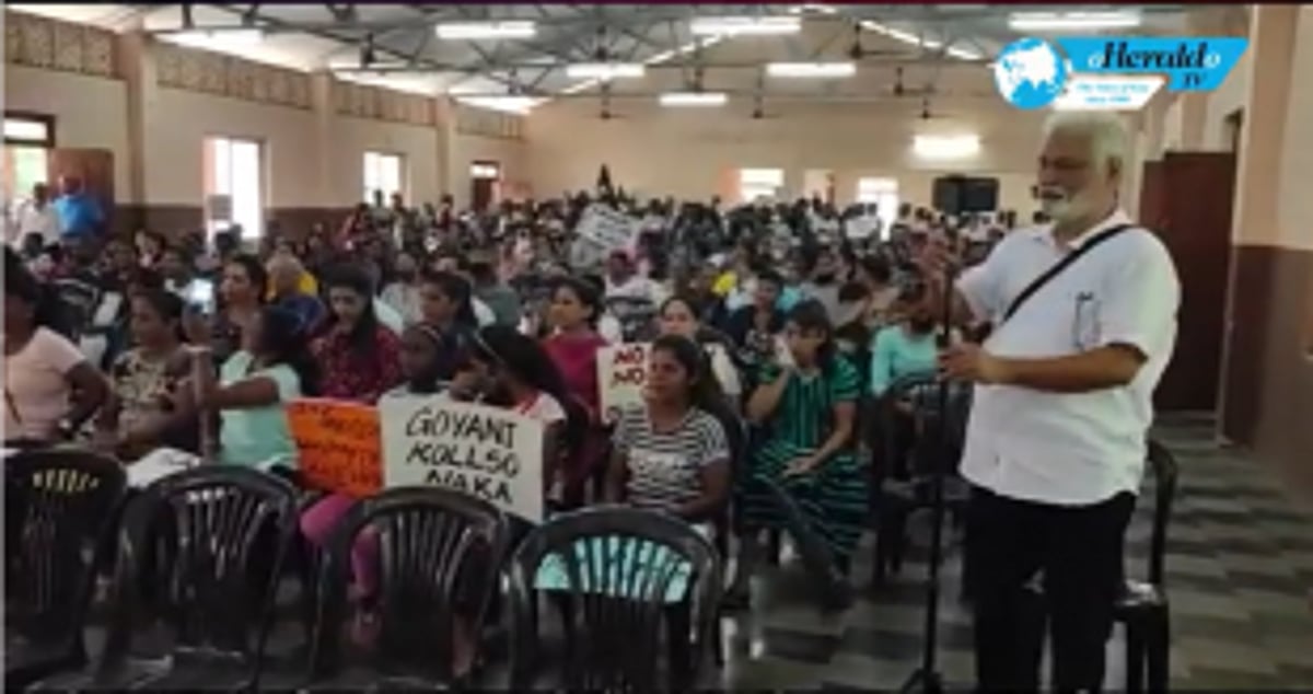 Extraordinary gram sabha: Loutolim  locals oppose proposed jetty at Rassaim