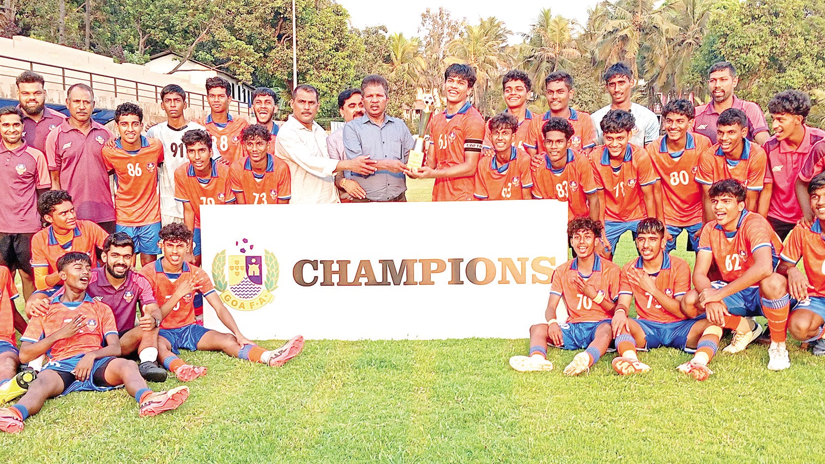 FC Goa Clinch U-17 Division I League Title with 2-0 Win Over South Goa United